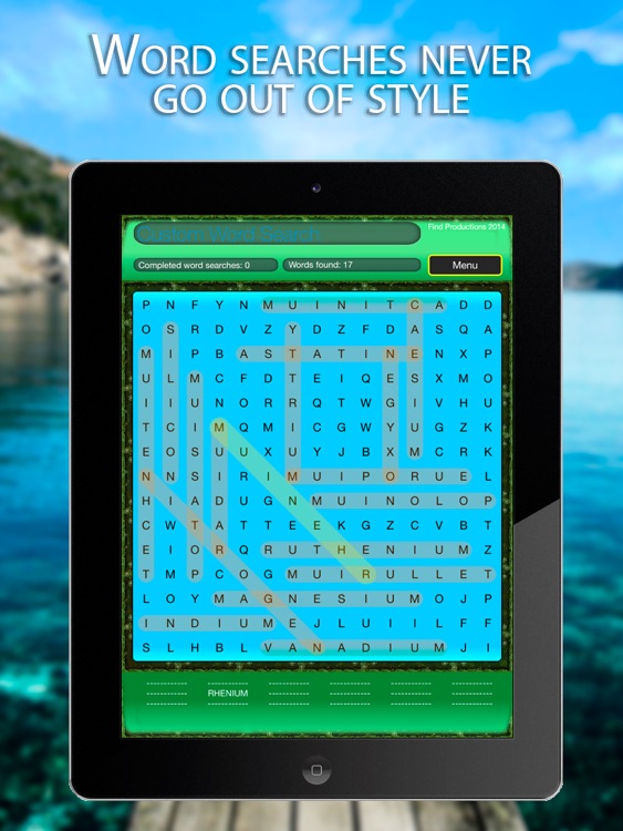 Custom Word Search