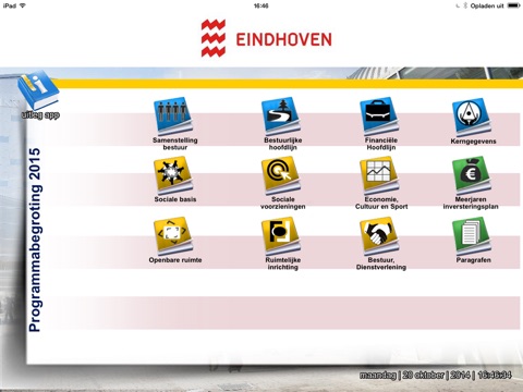 Begrotingsapp Gemeente Eindhoven 2015 screenshot 2