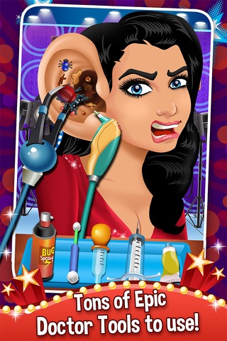 Celebrity Ear Surgery Doctor Simulator - my surgeon salon & little dr spa makeover mommy games for kids screenshot 2