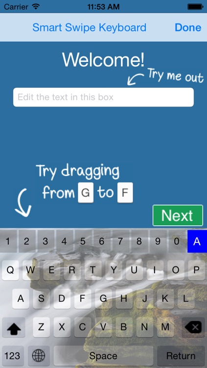 Smart Swipe Keyboard Pro for iOS 8 (Full) screenshot-0