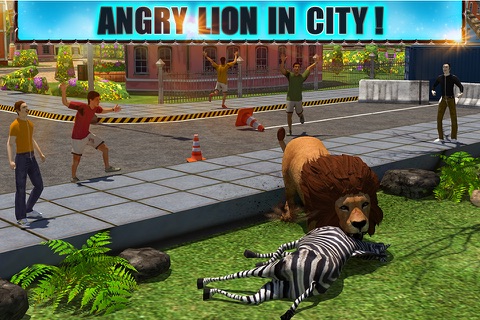 Angry Lion Attack 3D screenshot 4