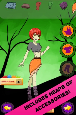 Zombie Girl Dress Up! screenshot 3