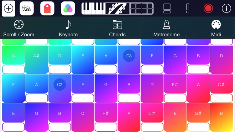 Simple Music Pro - amazing chords creation keyboard app with free piano, guitar, pad sounds, and midi screenshot-4