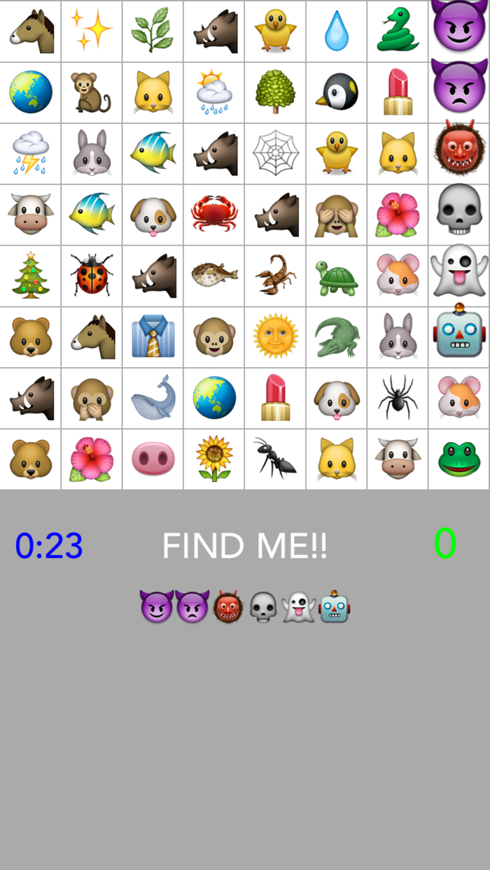 Emoji One Word Search