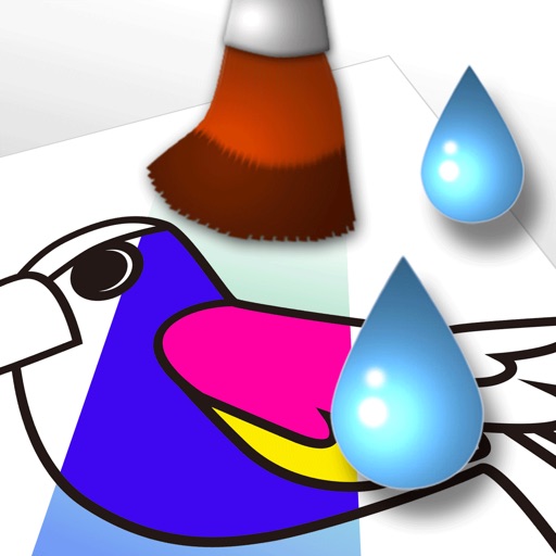 Coloring with water Icon