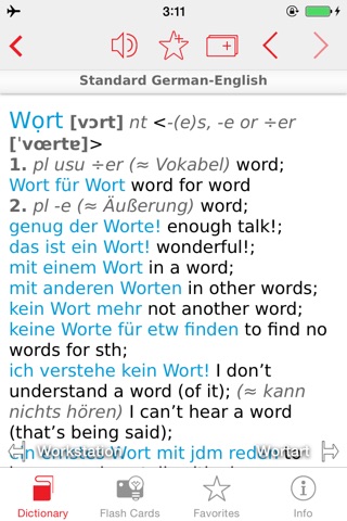 German <-> English Berlitz Standard Talking Dictionary screenshot 3