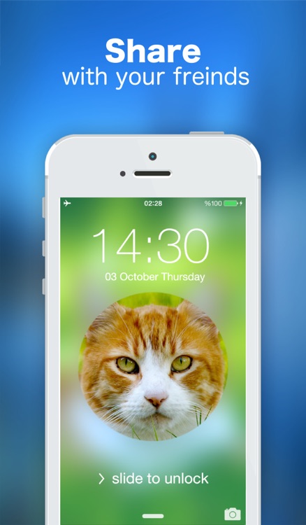 Blurry Lock Screen Wallpaper Designer screenshot-4