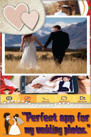 Wedding Frame 2015 - Marriage Photo Collage Editor FREE screenshot 2