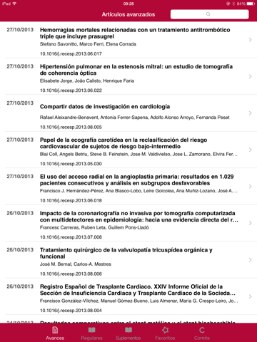 Revista Española de Cardiología screenshot 3
