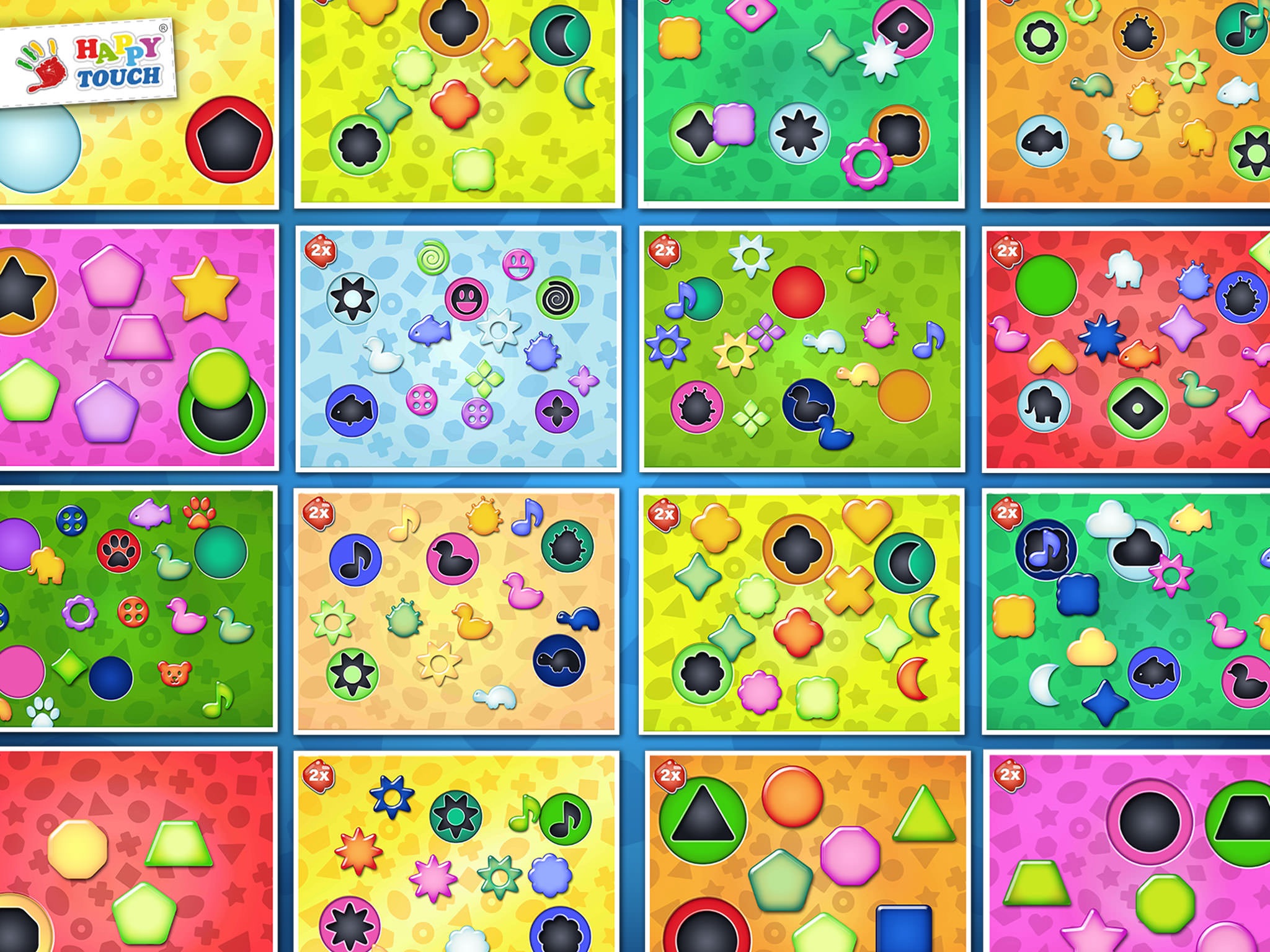 A funny Color and Shapes Game by Happy-Touch® Free screenshot 4