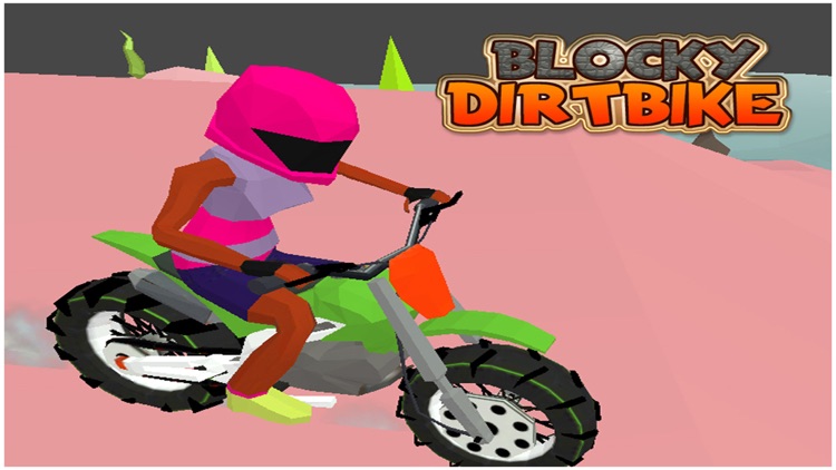 Blocky Dirt Bike screenshot-4