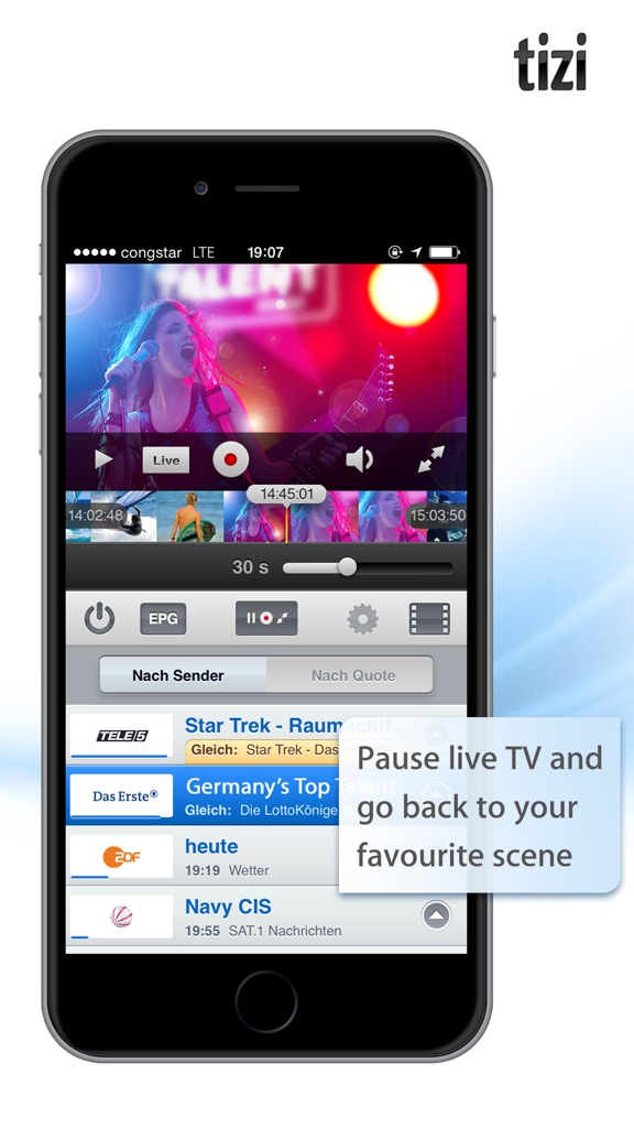 【图】tizi.tv · Watch TV on the go(截图1)