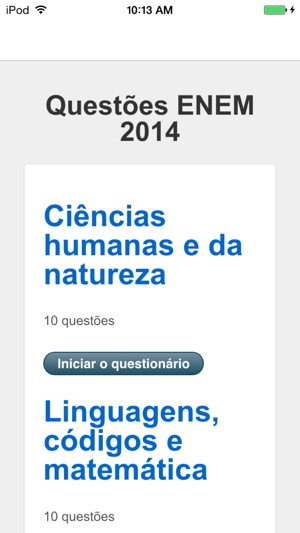 Questões ENEM 2014