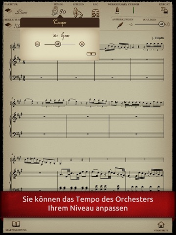 Play Haydn - Concerto pour piano n° 11 (2ème mouvement adagio) screenshot 2