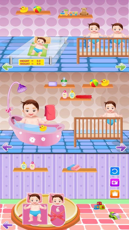 Newborn Twins Baby & Mommy Care - Play free kids game