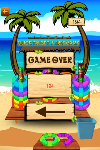 Hawaiian Vacation Beach Ring Toss Game screenshot 3