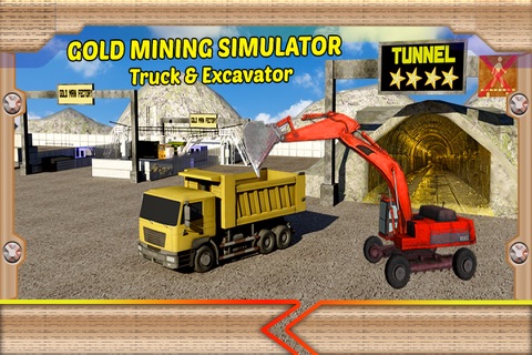 Gold Mining Simulator - Truck & Excavator screenshot 2