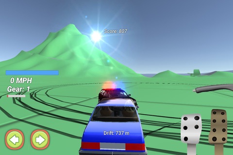 Old Car Escaped Pollice 3D screenshot 2