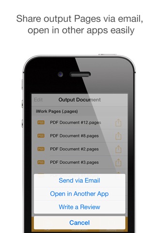 PDF to Pages - Convert PDF file to iWork Pages screenshot 4