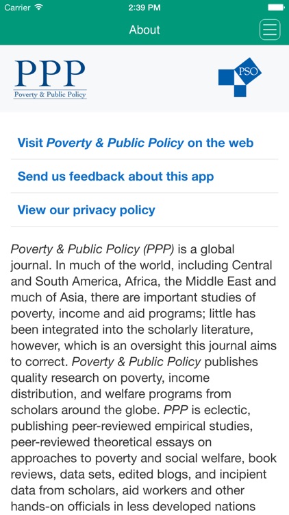 Poverty & Public Policy screenshot-3