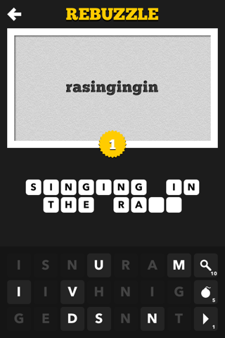 Rebuzzle - A Rebus Word Puzzle Game screenshot 3