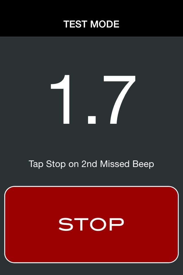 BEEP TEST SLIM screenshot 2