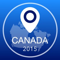カナダオフライン地図+シティガイドナビゲーター、観光名所と転送