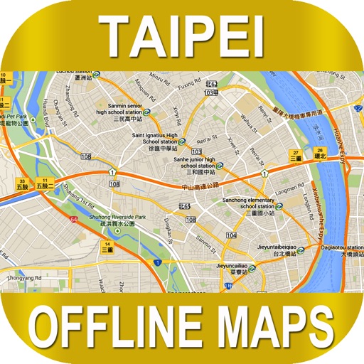 Taipei Offlinemaps with RouteFinder icon