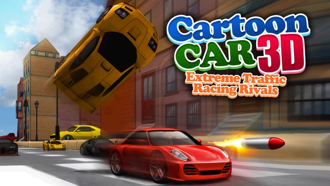 Cartoon Car 3D Real Extreme Traffic Racing Rivals Simulator Game on the App  Store
