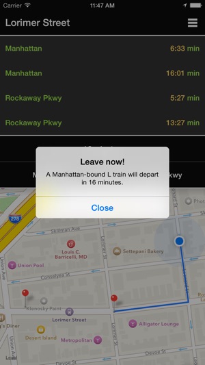 L Train NYC - Arrival Times & Departure Alarms(圖3)-速報App