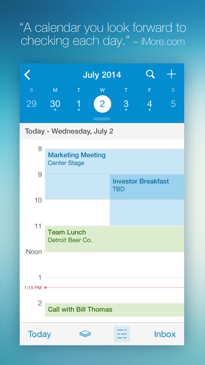 UpTo Calendar Syncs with Google Calendar iCloud Outlook and more by