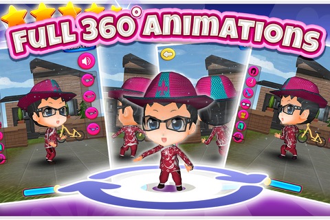 A 3D Dancing Fashion Dress Up - Princess Disco Party Free Game for Girls screenshot 4