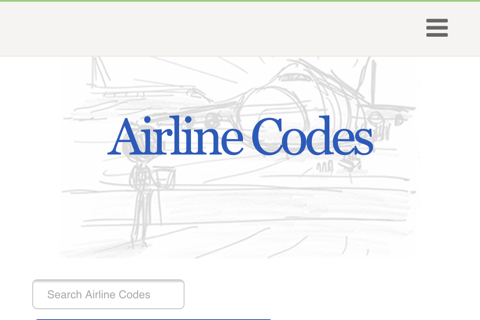 Airport Airline Codes Database screenshot 3