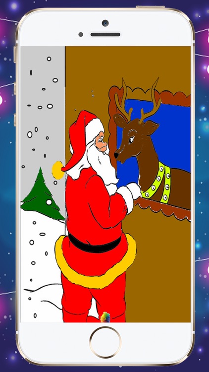 Coloring Book Santa Claus screenshot-3