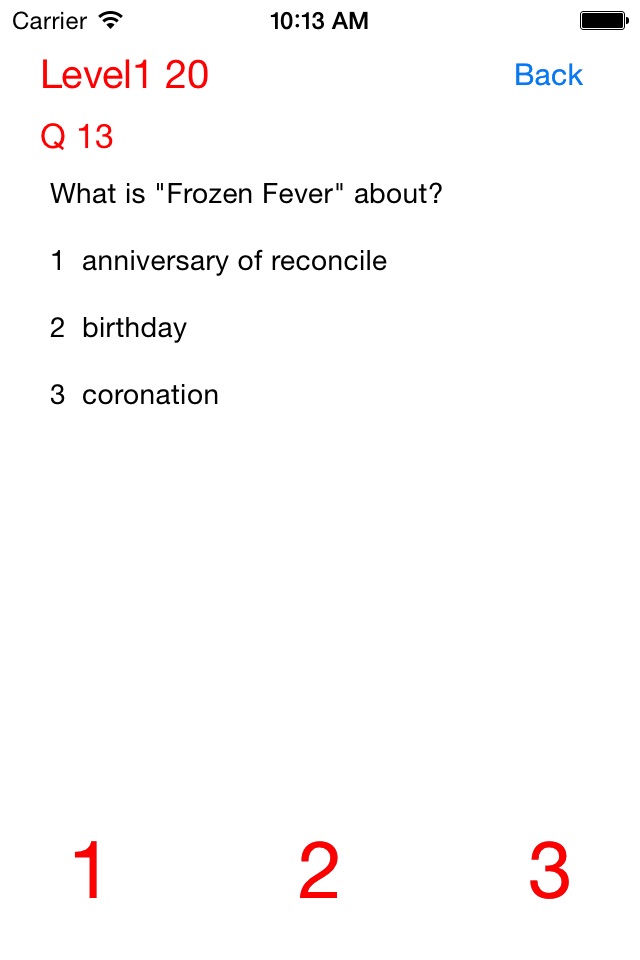 Quiz for Frozen Fever & Frozen screenshot 2