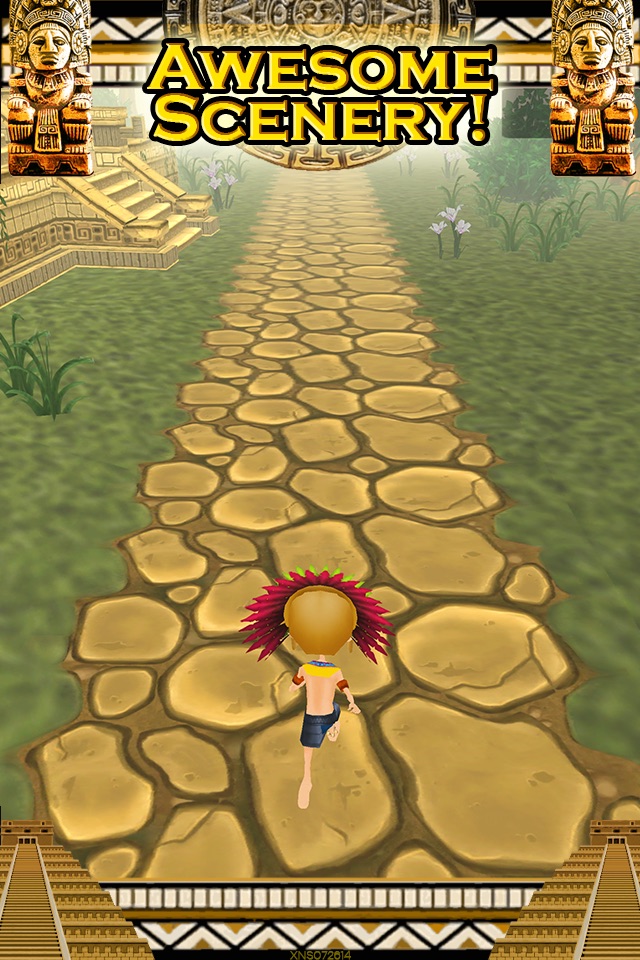 Aztec Temple 3D Infinite Runner Game Of Endless Fun And Adventure Games FREE screenshot 2