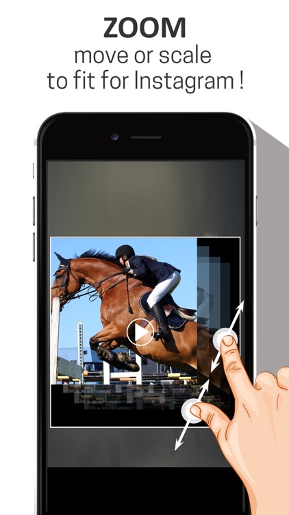No Crop Video For Instagram - Convert Square Size and Movie Clip into Rectangle Shape