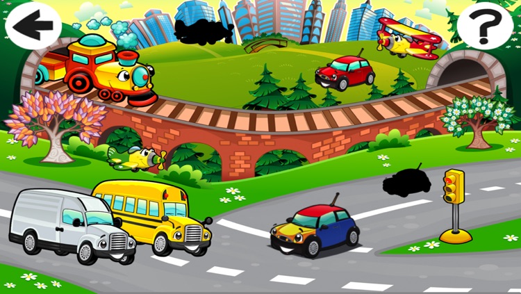 A Kids Game: Animated Car Puzzle-s in the City screenshot-4