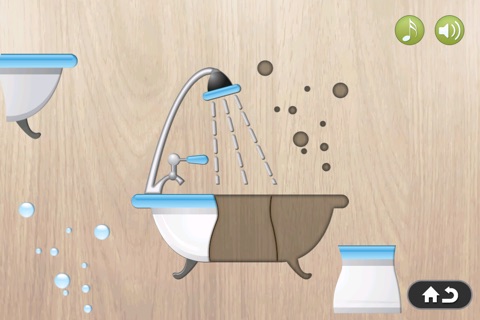 Bathroom Puzzle game for kids screenshot 2