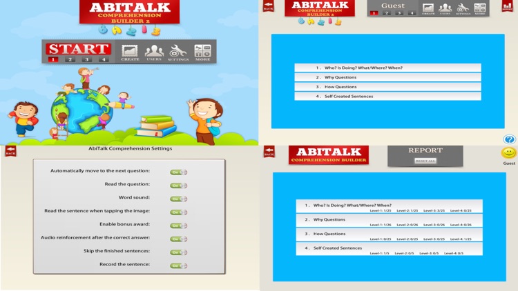 Comprehension Builder 2 - WH Question App for English Language Learning and Speech Therapy screenshot-4