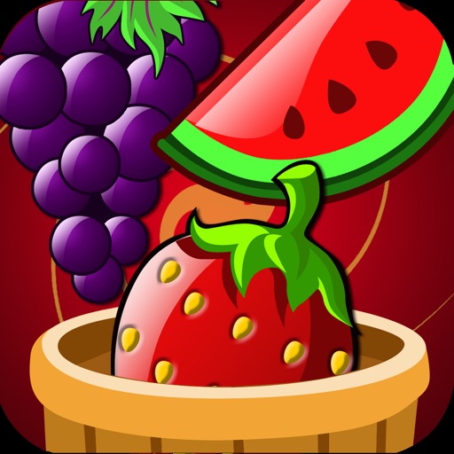 Fruit Pot Drop - Catch Strawberries Grapes Apples Watermelons icon