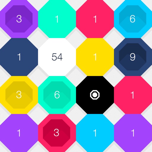 Matchagon - a minimalistic Drop Block Puzzle iOS App