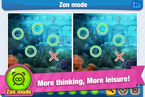 See the Difference? Mermaid Mysteries! Kids Puzzles & Ocean Trivia Games screenshot 2