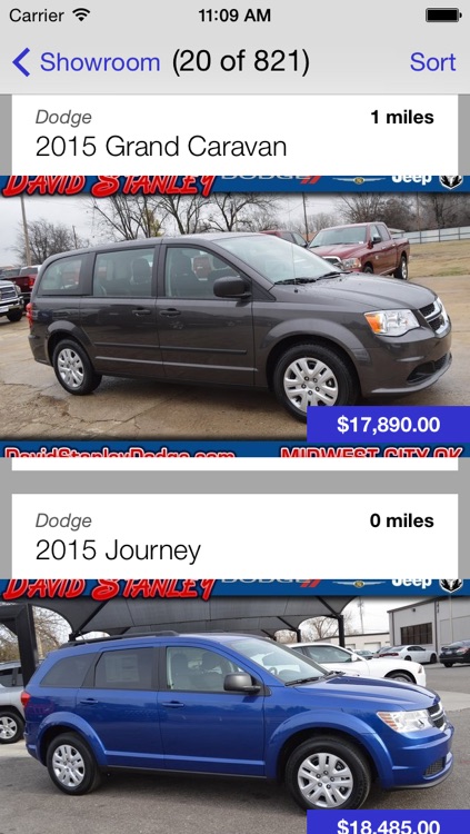 David Stanley Chrysler Jeep Dodge DealerApp