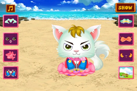 Baby Kitty Care Salon - Animal Game screenshot 4