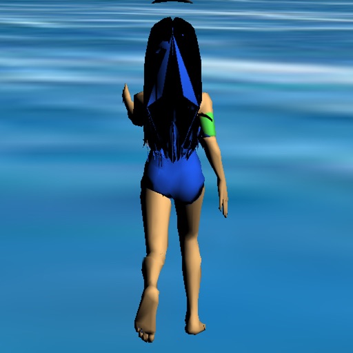 Surfer Girl Run Icon