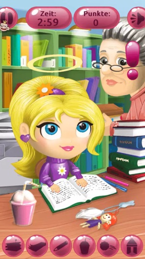 Slacking Library with Lucy: Play a fun & free Kids Games App(圖2)-速報App