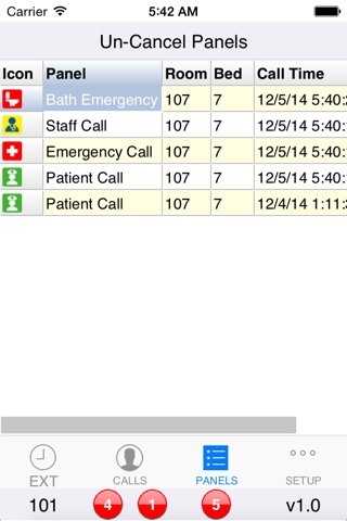 Nurse Call Monitor screenshot 3