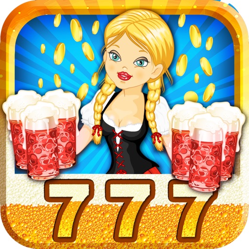 Classic jackpot Slots – play with beer and cute waitresses: A Super 777 Las Vegas lucky Strip Casino 5 Reel Slot Machine Game Icon