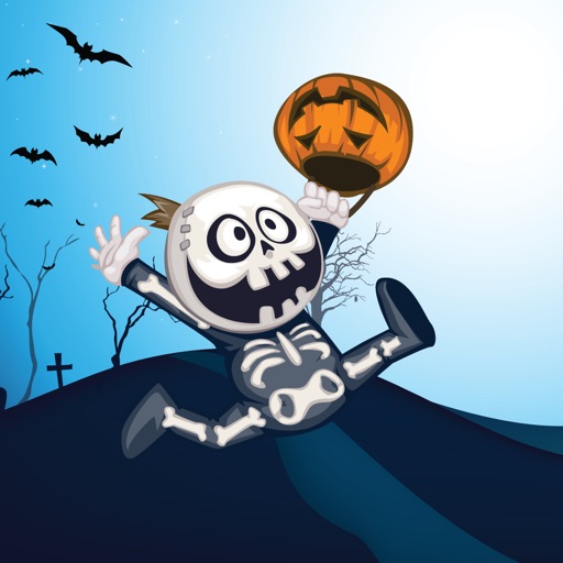 Halloween Run: Fun run game with Pumpkin, Witch and Skeleton icon